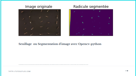 Seuillage  ou Segmentation d’image avec Opencv-python